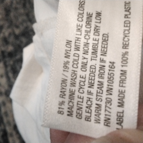 A New Day Target brand cream high rise paperbag top pants - Picture 3 of 7